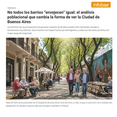 Nuevos datos para planificar el cuidado de las personas mayores